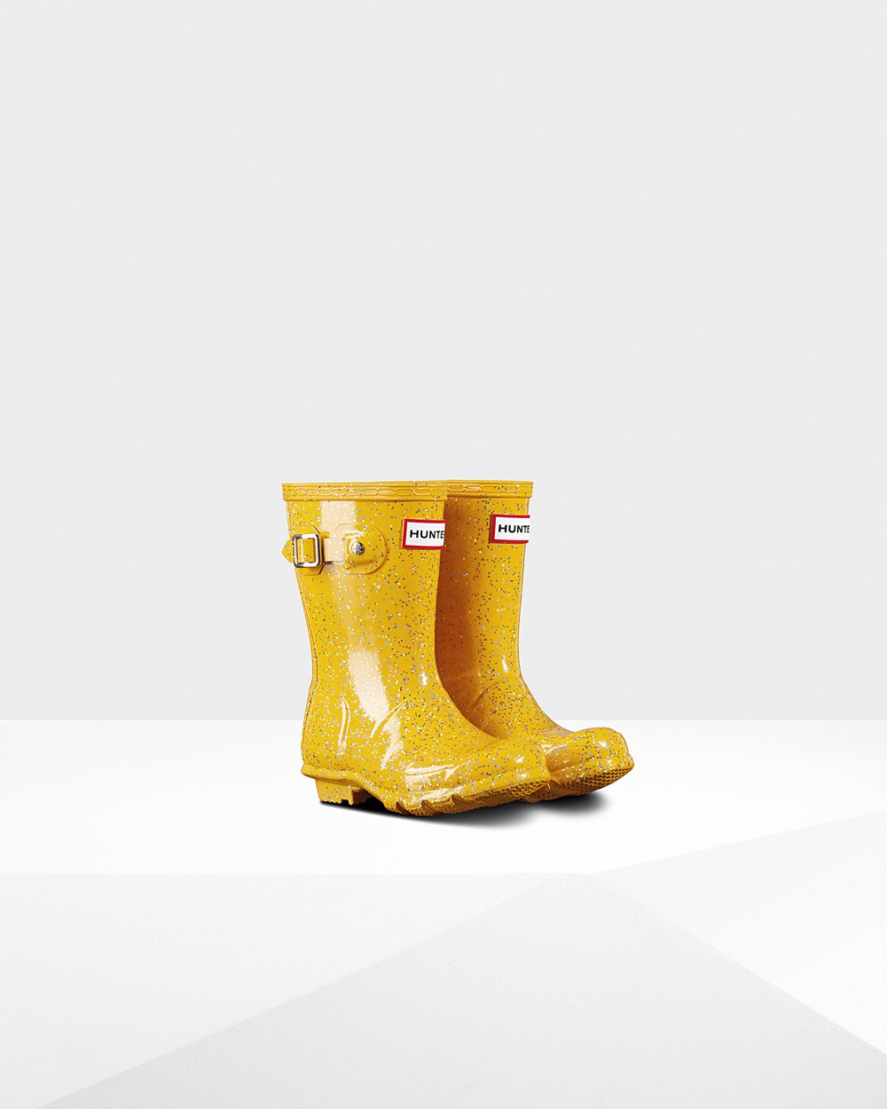 Galochas Hunter Criança Amarelas - Original Little Giant Glitter - 57RDZYIOX